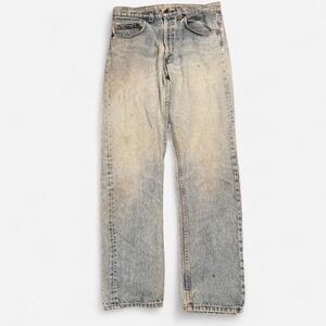 Vintage 80s Levi's 505 light wash 32x30 Denim Jeans Red Tag